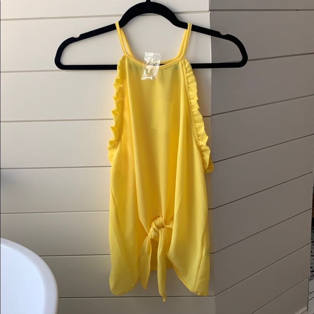 NWT tie front halter tank